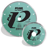 Pearl Abrasive Dtl45hpxl 4-12 X .060 X 78 58 Pearl P4 Dry Porcelain Blade 8mm Rim-1