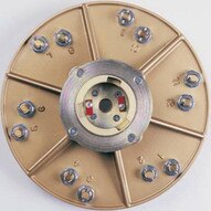 Pearl Abrasive Hex1712ezclt 15 Plate With Clutch And 12 Ez Pad Pins-2