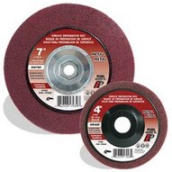 Pearl Abrasive Nw7mfh 7 X 58-11 Ao Maroon Surface Preparation Wheel Fine Grit (10 In A Box)-1