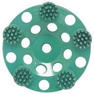 Pearl Abrasive Pb06g 6 X 58-11 Pearl P4 Concrete & Natural Stone Button Cup Wheel 6 Buttons-1