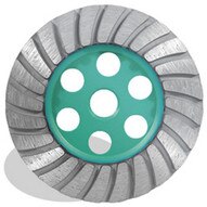 Pearl Abrasive T7chefx 7 X 5-811 Pearl P4 General Purpose Turbo Cup Wheel Coarse-1
