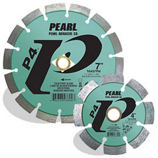 Pearl Abrasive Tak07pm 7 X .250 X 78 Dia 58 Pearl P4 Tuck Point Blade 12mm Rim-1