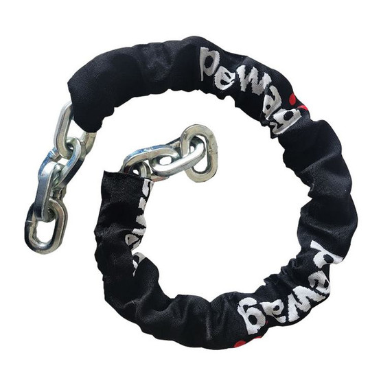 Pewag Large Black Chafe Sleeve for 10mm & 12 mm Security Chain (Sold Per Foot)