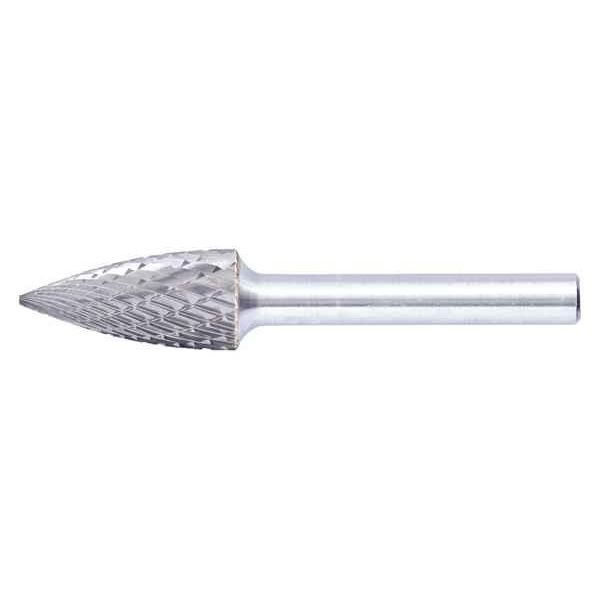 Pferd 22296 Tough Carbide Bur - Tree Shape (pointed), Dbl