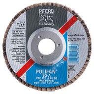 Pferd 62254 4-12 X 58-11 Polifan� Flap Disc - Flat Sg Aluminum Oxide 80 Grit (10 In A Box)-1
