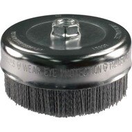 Advance Brush 83813 4 M-brad Nylon Abrasive Cup Brush 58-11 Thread .040 Sic - 80 Grit-1