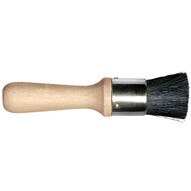 Pferd 89860 1-18 Dia. Stencil Brush Black China Bristle Fill Wood Handle (12 In A Box)-1