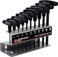 Wilmar W80275 10pc Met T-handle Hex Key Set-1