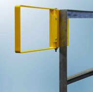 Fabenco R70-27 Carbon Steel Galvanized Clamp-on Self-closing Safety Gate Fits 28-30.5 Opening 12 Vertical Coverage-3