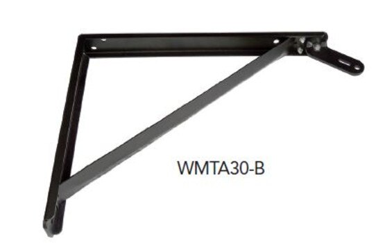 Schaefer Fan WMTA30-B Wall Mount 12 - 36 Powder Coated Black-1