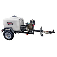 Simpson 95001 3800 Psi At 3.5 Gpm Honda Gx270 With Cat Triplex Plunger Pump Cold Water Professional Gas Pressure Washer Trailer-1