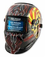 Titan Tools 41283 Skull Flame Solar Poweredauto Dark Welding Helmet-1