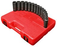 Sunex Tools 2672 15 Piece 1 2 Drive 12 Point Deep Impact Socket Set 10-24mm-1