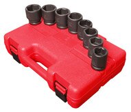 Sunex Tools 4680 8 Piece Sae Impact Socket Set 1x1-1 2 Standard Depth-1