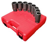 Sunex Tools 4681 8 Piece Sae Deep Impact Socket Set 1 - 1-1 2-1