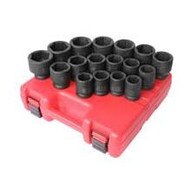 Sunex Tools 4684 3 4 Drive 17 Piece Metric Standard Impact Socket Set-1