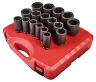 Sunex Tools 4685 17 Piece 3 4 Drive Sae Deep Impact Socket Set-1