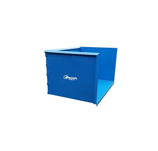 Jescraft TH-554 Trash Hopper - 5' Deep 5' Wide 4' High-2