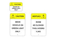 Tri Lite 973000 Loading Dock Safety Signs-1