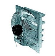 TPI Corp CE24-DS 24 Direct Drive Exhaust Shutter Mounted Fan 3 Speed 14 HP-1