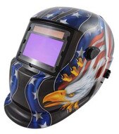 Tekz 41265 Eagle Solar Powered Welding Helmet With Auto Dark 9-13-1