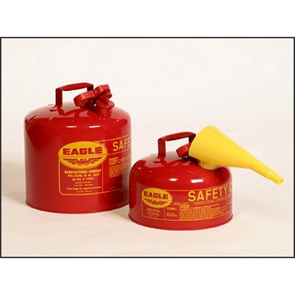 Red for sale online EAGLE UI-50-FS 5 Gallon Safety Can with F-15 Funnel 