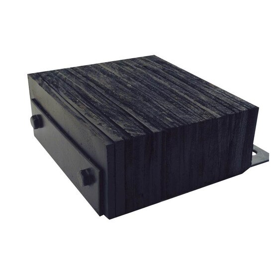 Vestil 1214-4.5F Laminated Dock Bumper- 4.5 Projection-1