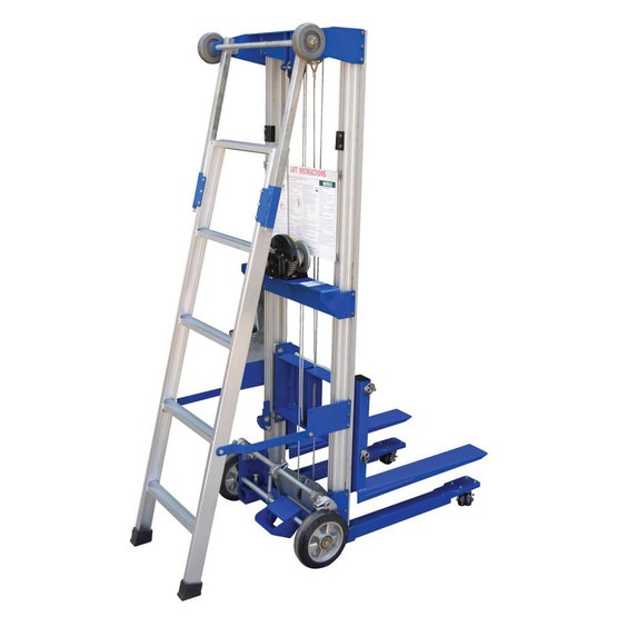 Vestil A-LIFT-LAD Hand Winch Lift Option - Ladder-2