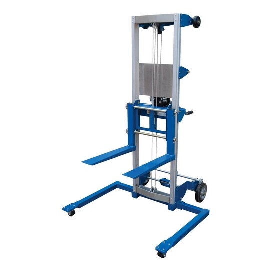 Vestil A-LIFT-S Hand Winch Lift Truck - Straddle-2