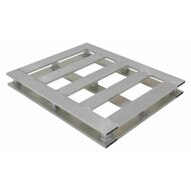 Vestil AP-4248-4W Heavy Duty Aluminum Pallet 4-way 42 X 48-1
