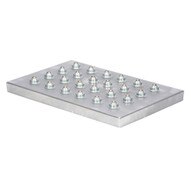 Vestil BALL-1828 Chrome Transfer Platform 18 In X 28 In-1