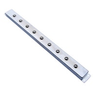 Vestil BALL-S30 Chrome Ball Transfer Strip-1