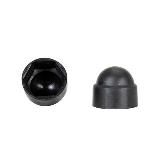 Vestil BC-BK-38-PK Black Plastic Bolt Caps Package 3 8 In-1