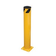 Vestil BOL-48-4.5 Steel Pipe Safety Bollard - Yellow-1