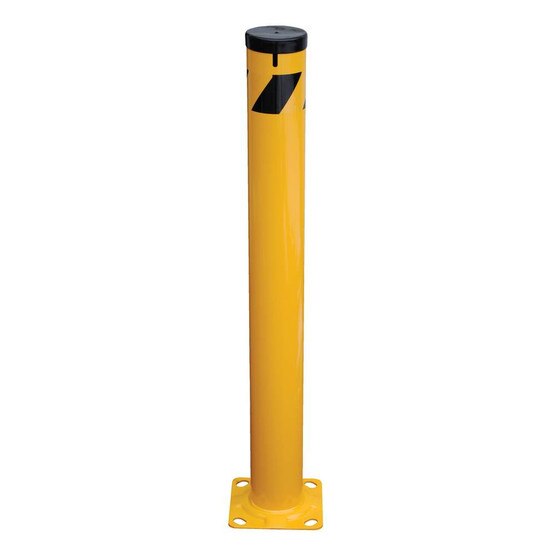 Vestil BOL-JK-42-5.5 Steel Pipe Bollard With Chain Slots-2