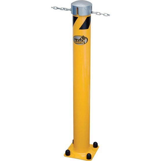 Vestil BOL-JKS-42-5.5 Steel Pipe Bollard With Chain Slots-2