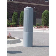 Vestil BPC-DR-FG Decroative Bollard Cover- Rib For Grn-1