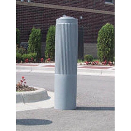 Vestil BPC-DR-FG Decroative Bollard Cover- Rib For Grn-1