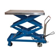 Vestil CART-1500-D-TS Hydraulic Elevating Double Scissor Cart-1