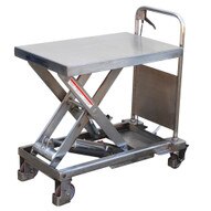 Vestil CART-1750-PSS Partially Stainless Steel Elevating Cart-1