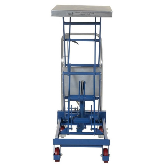 Vestil CART-800-D-TS Hydraulic Elevating Double Scissor Cart-2