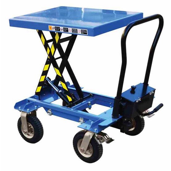 Vestil CART-PN-1000 Pneumatic Tire Hydraulic Cart 1000 Lbs-1