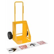 Vestil CCONE-S-1 Traffic Cone Cart Single-2
