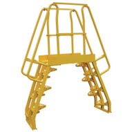 Vestil COLA-4-56-56 Alternating Step Cross-over Ladder-1