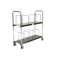 Vestil CTC-1856-B Portable Carton Cart - Two Tier-4