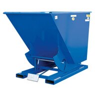 Vestil D-75-LD Self Dumping Hopper - Light Duty - Blue-2