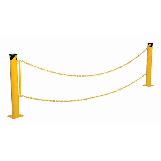 Vestil DCBB-42-4.5 Dock Chain Barrier Bollard 4.5 Dia-2