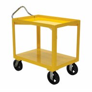 Vestil DH-MR2-3060-D Ergo Handle Cart Rubber Wdrain 30 X 60-1
