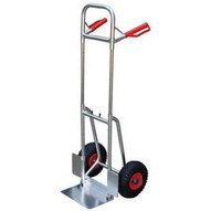 Vestil DHHT-250A-FD-UY Fold-down Aluminum Hand Truck -Yellow Flat-Free Urethane-2