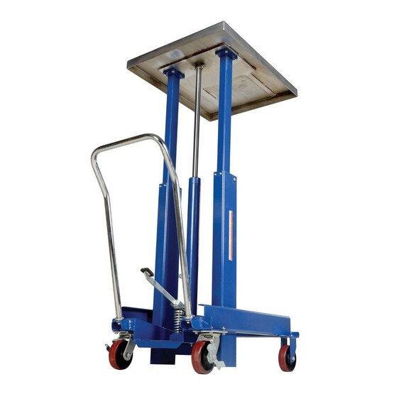 Vestil DIE-2430-36-C Ergo Manual Chrome Platform Table 37 In-3